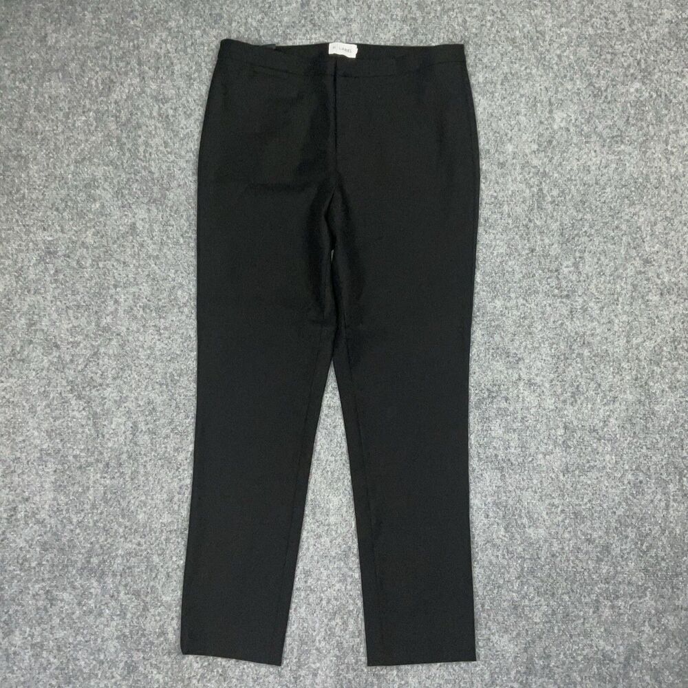 R LABEL Pants Womens Size M Black Ankle Crop Business Casual